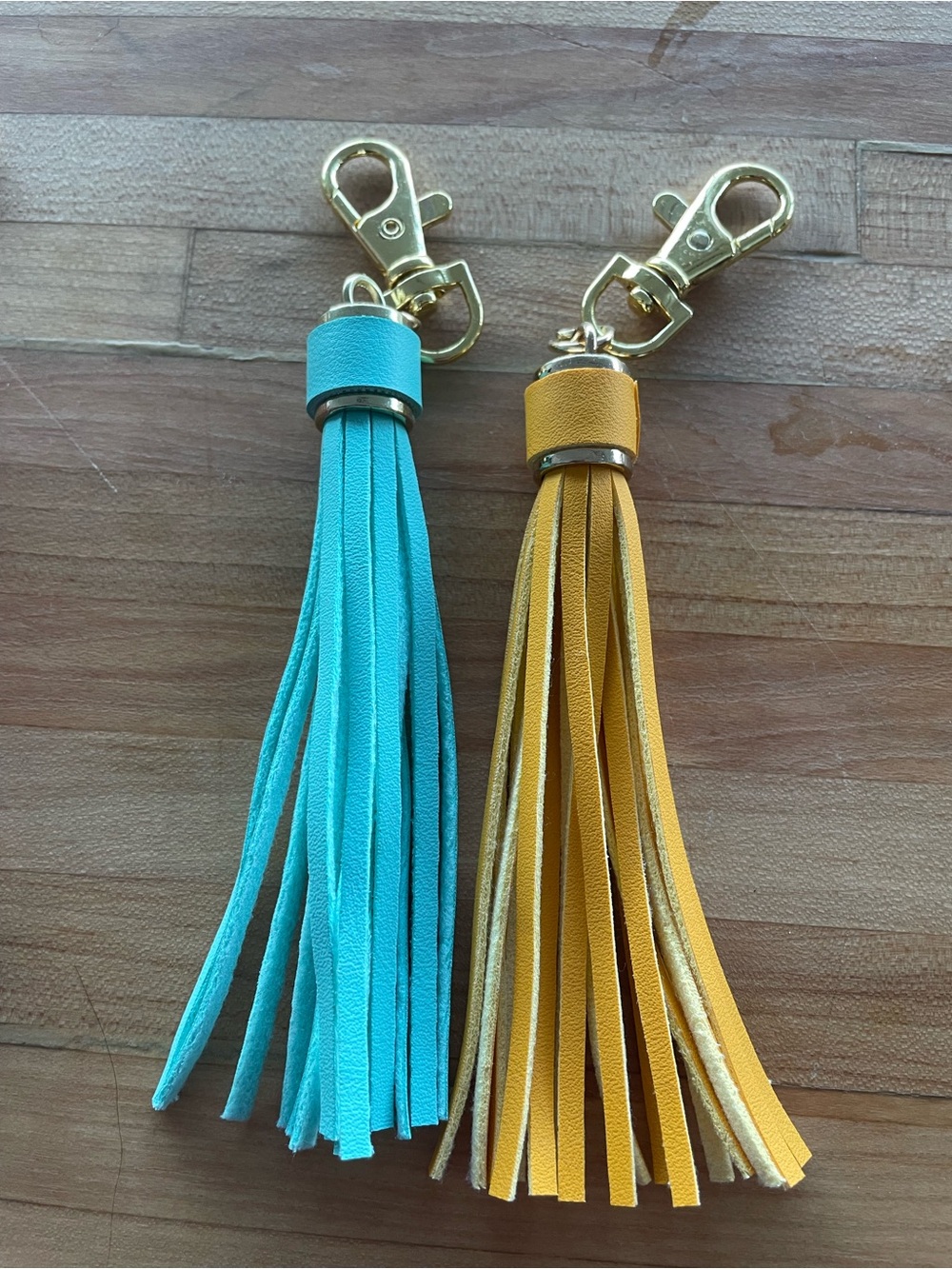 PU Leather Tassel Bag charm Choose 2 (Multiple Colors) - Picture 9 of 10